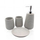 Ceramic Bathroom Set - 4 Pcs